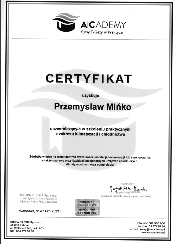 Certyfikat 3